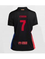 Barcelona Ferran Torres #7 Venkovní Dres pro Dámské 2024-25 Krátký Rukáv